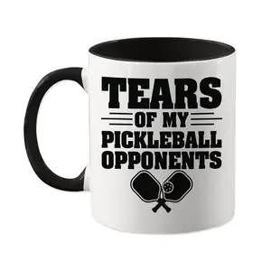 Pickleball Mug, Funny Pickleball Gift Idea, Pickleball Coffee Cup, Plays Pickleball, Tears Of My Pickleball Opponents, Pickleball Lover, 11 oz mug