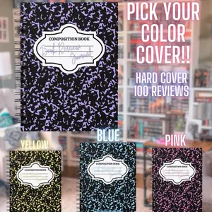 Hardcover Book Review Journal | Track 100 Reads