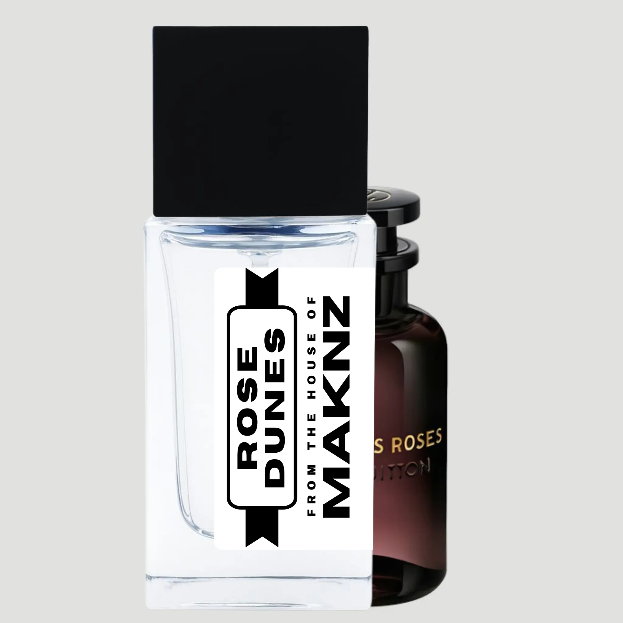 MAKNZ ROSE DUNES Unisex Fragrance - rose, oud, amber, warm spicy, animalic, metallic, floral, leather, balsamic, tobaco