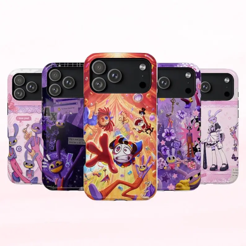 The Amazing Digital Circus Phone Case | Jax & Caine Cartoon Cover Compatible With iPhone 11-17 Samsung S24-S27