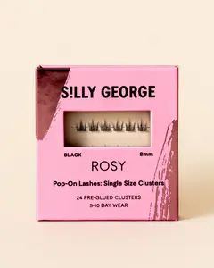 Rosy | Pop-On Lashes: Single Size Clusters