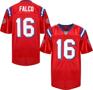 Men 16 Shane Falco Movie Football Jersey The Replacements Jersey Red