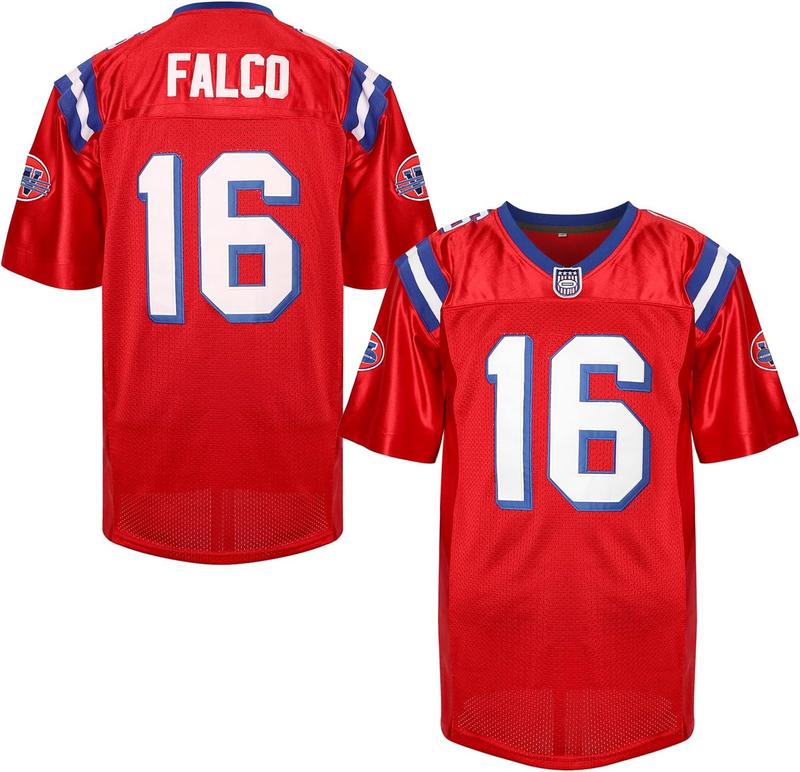 Men 16 Shane Falco Movie Football Jersey The Replacements Jersey Red