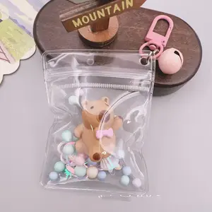 Capybara Bag Pack Cute Bell Keychain, Adorable Key Chain Phone Charm, Random Style and Keychain, Perfect for Strollers