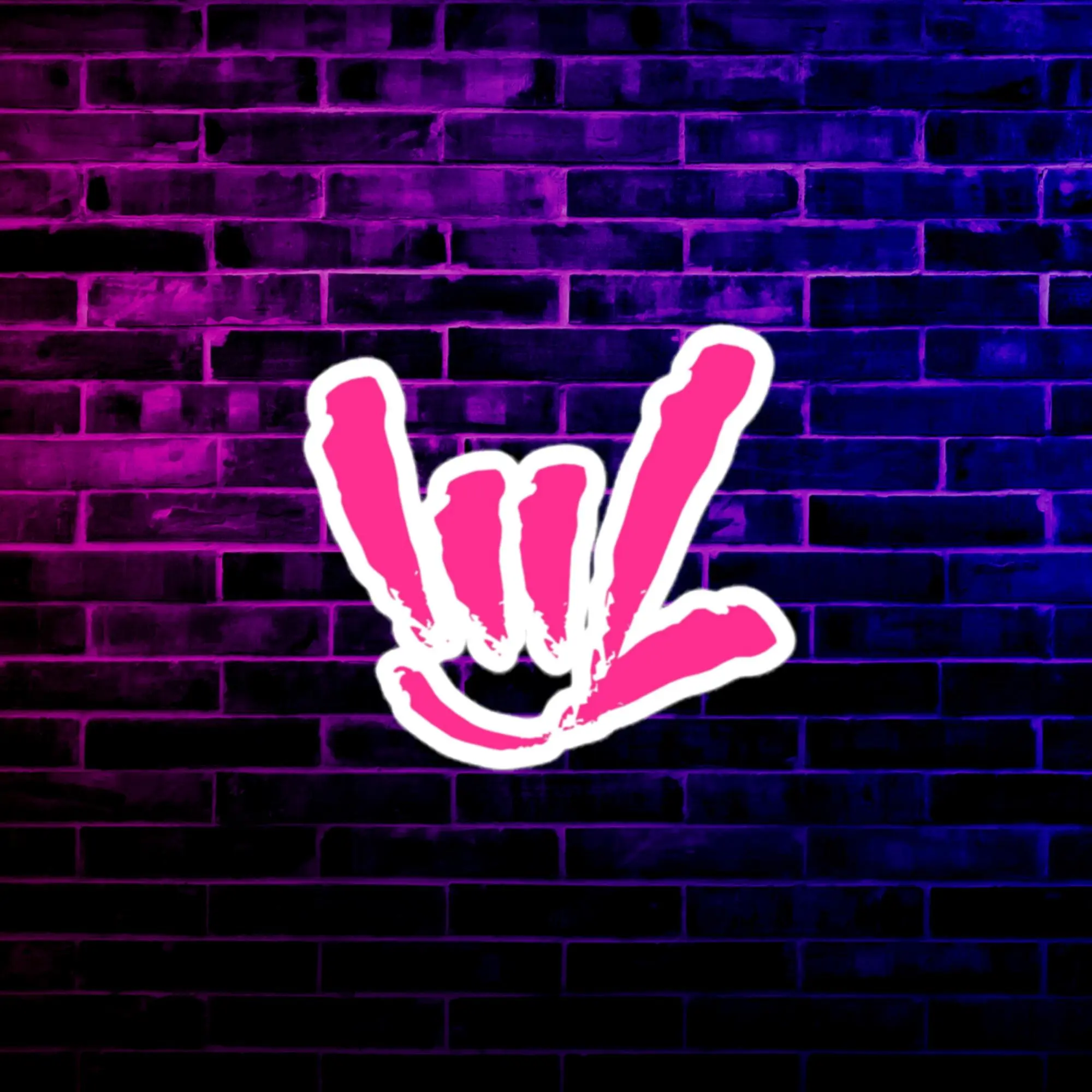 Asl ILY Sketch sticker