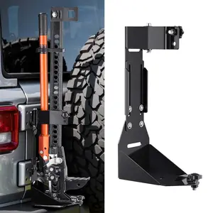 VEVOR High Lift Jack Mount Bracket, Summervibes,Summervibes, Farm Jack Holder Mounting Bracket Kit, Mount Carrier for Off Road Heavy-Duty Jacks, Compatible With YJ (1986-1996), TJ (1997-2006), JK (2006-2018), JL (2018-2024)