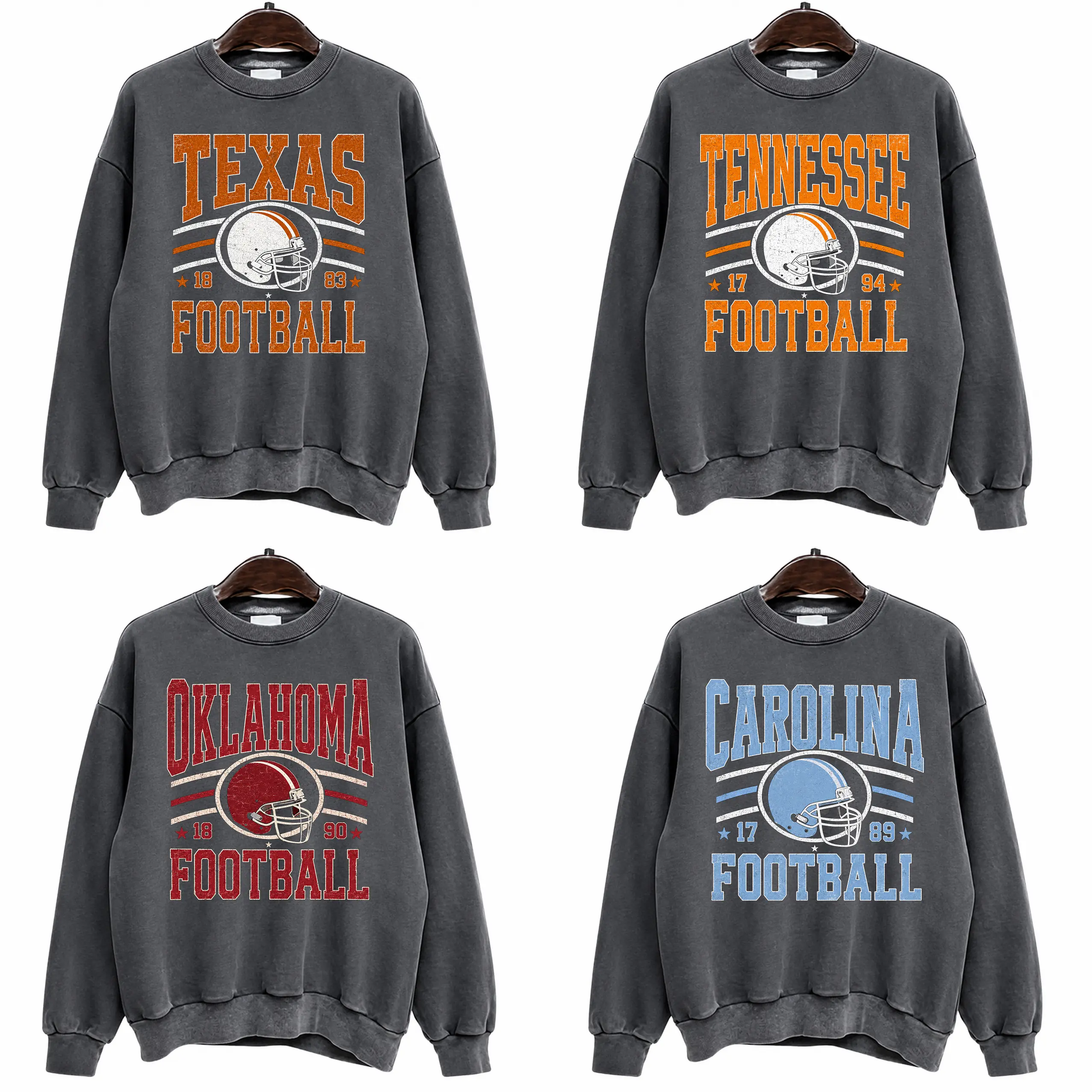 Vintage College Football 90s Dark Heather Sweatshirt, Hometown Football Sweatshirt, Football Thowback Vintage All Teams Sweatshirt, Vintage Graphic Tees, Sport Graphic Shirts, Unisex Sweatshirts