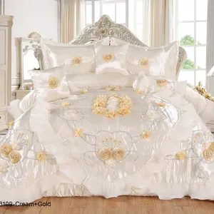 6 pc Set Wedding Comforter - Includes 6 Pieces for Comfortable Home Decor all-season bedding