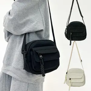 Women's casual corduroy handbag - small crossbody bag | lightweight daily handbag, women's corduroy shoulder bag, zipper, cute women's crossbody bag, fashionable shoulder bag, beautiful wallet, suitable for daily use, date use, women's fashionable bag