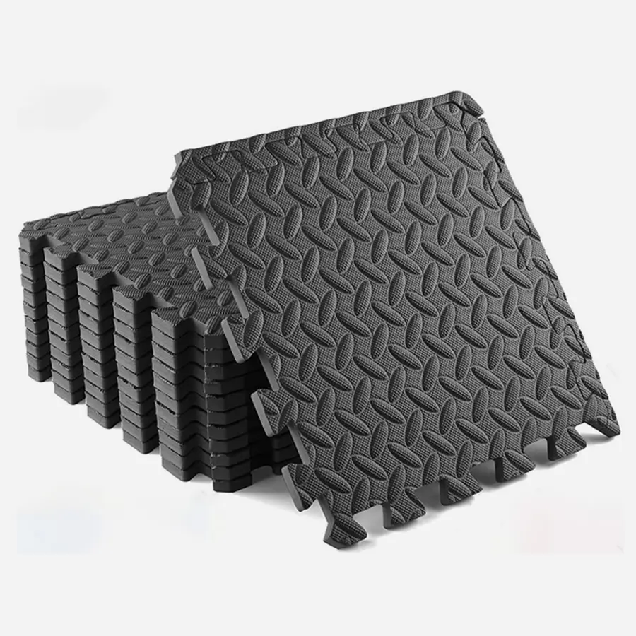 Exercise Mat ½ inch with EVA Foam Interlocking Tiles, Fitness Mat, Training Mats, For Mixed Martial Arts, Exercise, Gymnastics and Home Gym Protection,Home Gym Mats,Floor Liners, Sports Mat