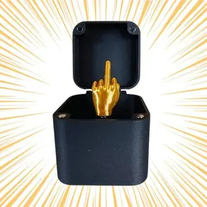 Surprise Middle Finger Box - Funny Prank Toy for Gags & Stress Relief