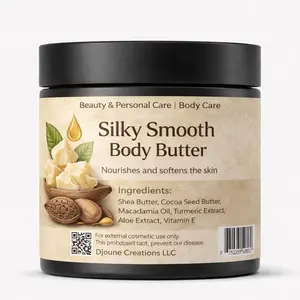 PRETTY SHAPE Butt Sculpting Body Butter 8oz Jar Hydrates & Smooths Skin for Bigger Firmer Appearance Daily Use
