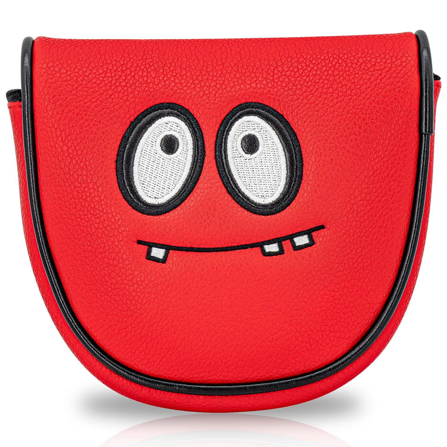Golf Club Putter Cover with Stylish Cartoon Design, PU Material, Scratch-Resistant & Durable, Magnetic Closure, Universal Fit, Golf Accessories