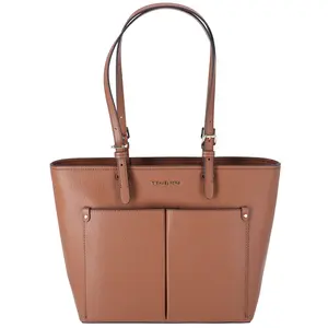 Pre-owned MICHAEL KORS Leather Tote Bags Jet Set Travel Medium Vegan Double Pocket Tote Luggage Gaby's Bags