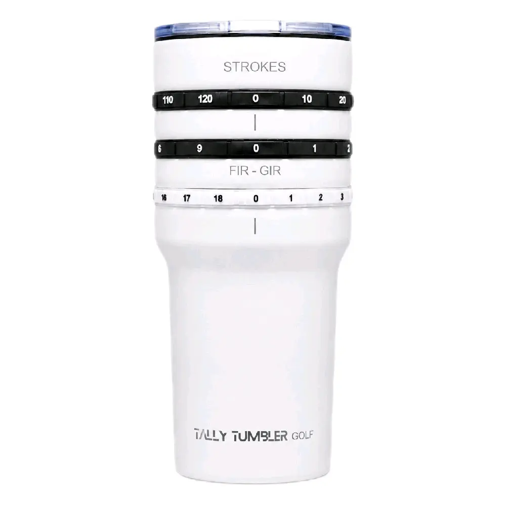 Golf Tumbler, 20oz Insulated Stainless Steel Tumbler for Golfers, Leak-Proof Travel Mug with Lid for On-Course Use