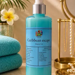 Caribbean Escape Hydrating Shower Gel for Daily Use