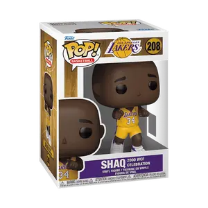 Funko Pop! Los Angeles Lakers - Shaq 2000 WCF Celebration #208 Collectible Pop Vinyl Figure