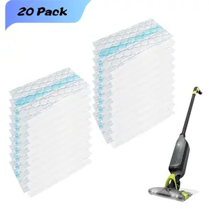 Disposable Hard Floor Vacuum Mop Replacement Pads 20 Pack, Compatible with Shark Vacmop Pro Vm252/vm250/vm200 Models