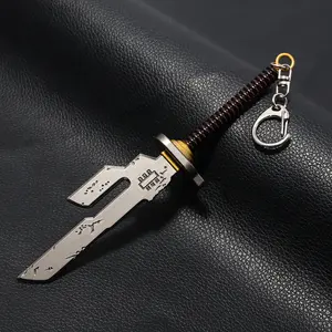 Toji Fushiguro Sword Keychain Anime Jujitsu Kaisen Toji Sword Weapon Pendent Accessories