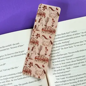 Wild West - UV Printed Acrylic Bookmark
