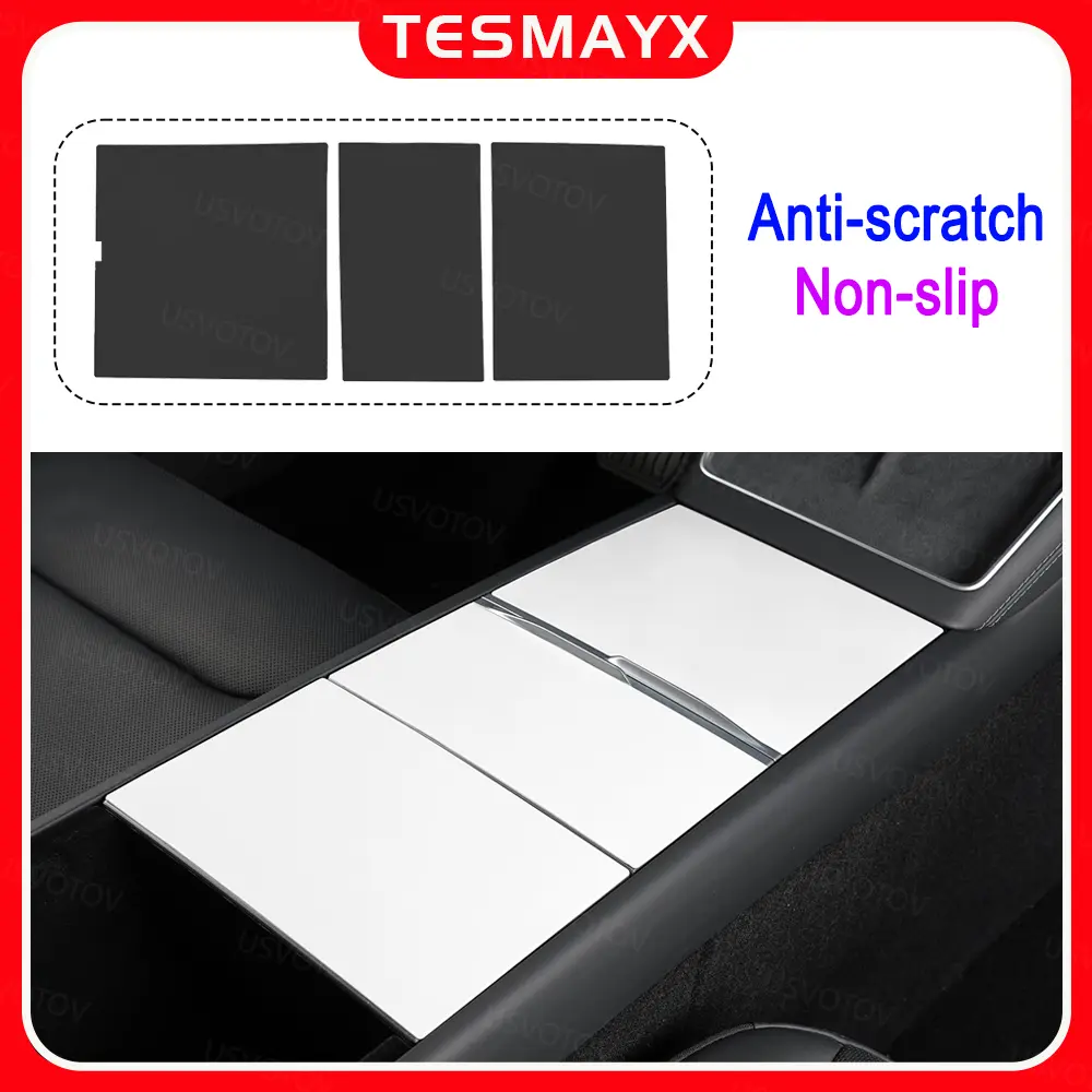 2026 New For 2025 2026 Tesla Model 3 Y YL Center Console Wrap  Central Control Panel Cover Protector Accessories Electrostatic Adsorption For your Cars