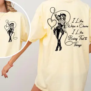 I Like Whips and Chains Jessie Concert Tshirt country Western