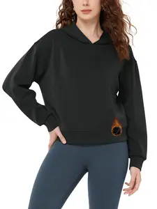 ODODOS Modal Soft Fleece Lined Hoodie for Women Long Sleeve Relaxed-Fit Pullover Casual Basic Sweatshirt