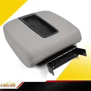 Center Console Armrest Lid Light Gray Fit For Cadillac Chevy GMC Truck 07-14 Upgraded Version