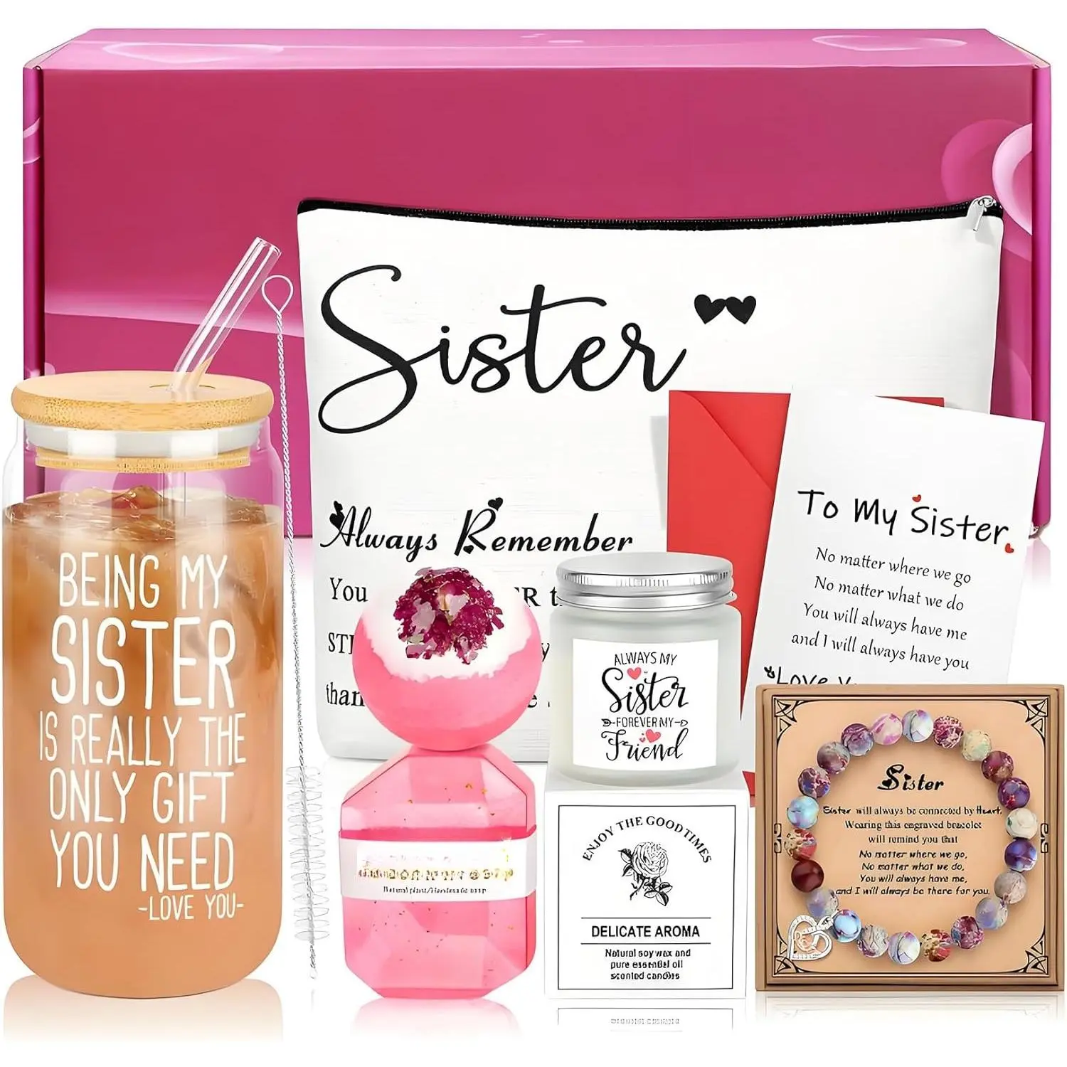 Sister Gifts Ideas, Birthday Gifts for Sister from Sisters, Sister Christmas  Gifts, Mothers Day Christmas Ideas Gifts for Sister from Sister,  Sister Ever  Basket