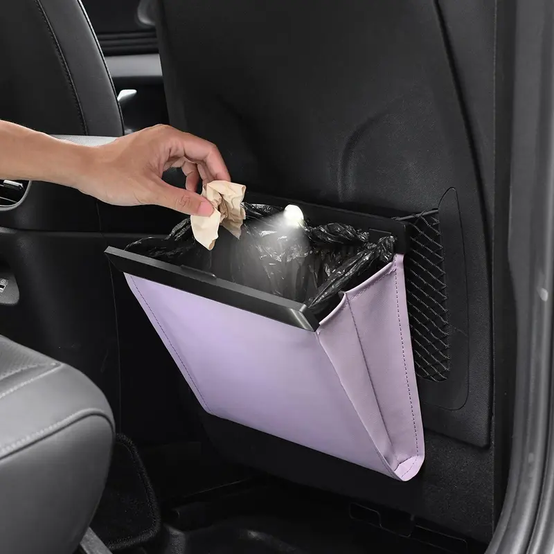 Foldable Automotive Seat Back Trash Bag, Multifunctional Car Seat Back Storage Hanging Bag, Car Interior Accessories for Car Stowing & Tidying, Car Accessory, Universal Car Accessories