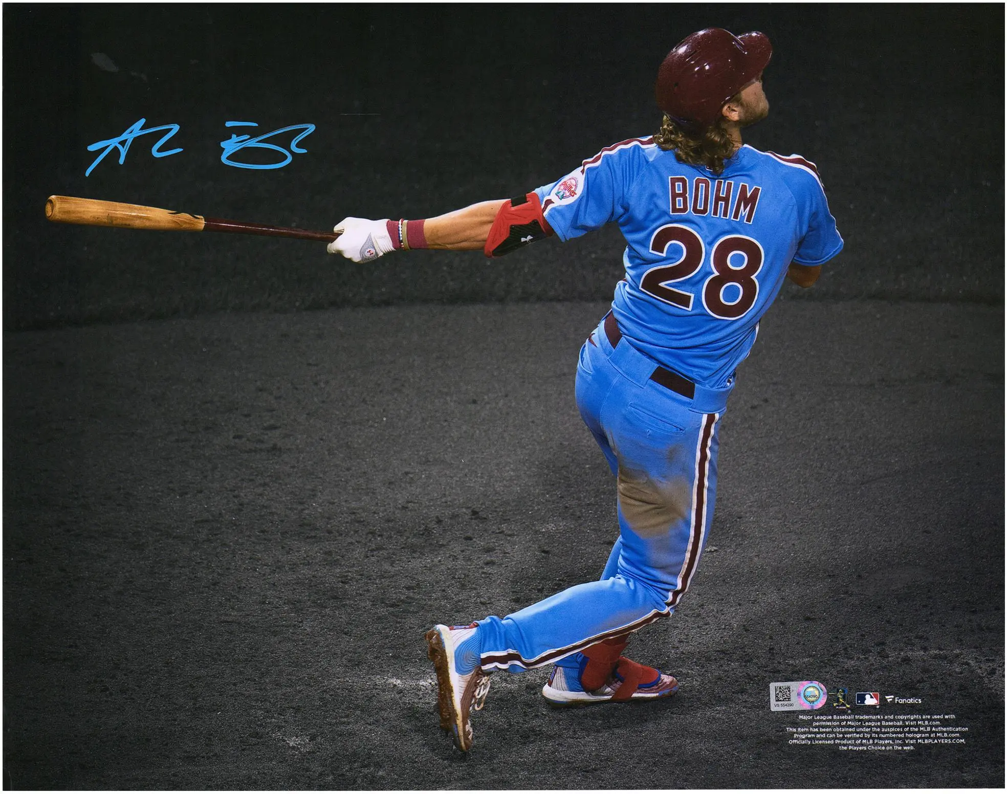 Alec Bohm Philadelphia Phillies Autographed 11" x 14" Spotlight Photograph - Fanatics Authentic Certified