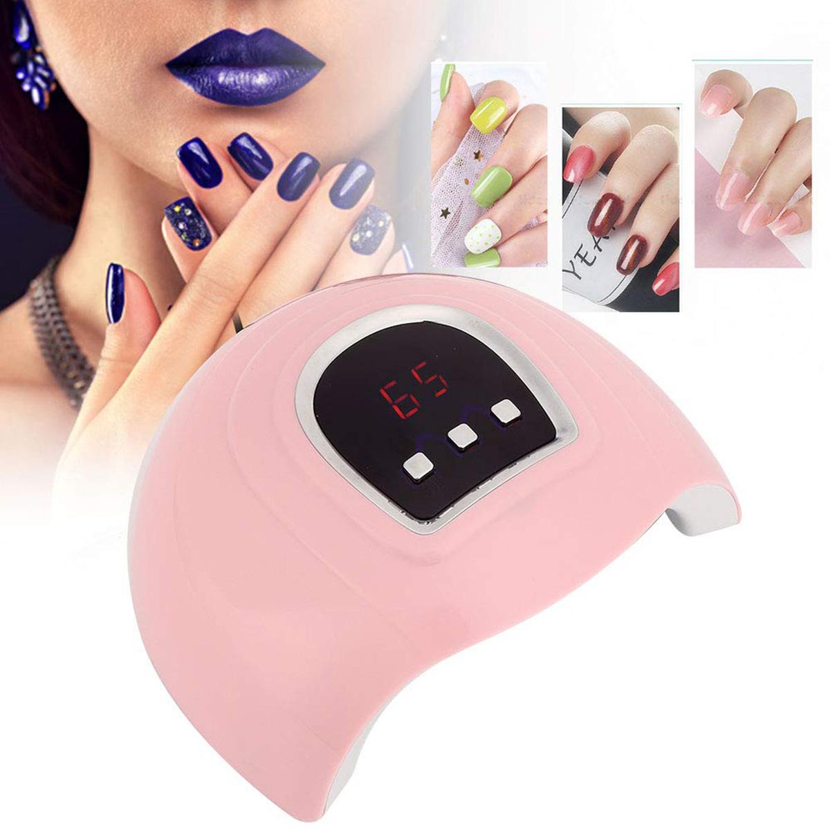 Intelligent UV LED Nail Lamp - 54W Dual Light Source, for Fast and Efficient Nail Curing