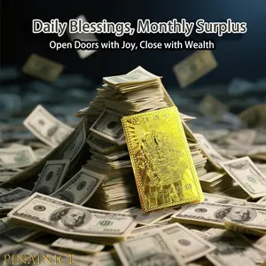 Five Emperor Fortune Amulet, Ancient Copper Feng Shui Pendant, Decor, Home Office Decoration, Business Prosperity and Wealth Growth, Magnetic Money Gift, Non-Medical Use