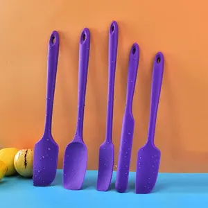 Silicone Spatula Set, Heat Resistant Non-stick Spatula, Kitchen Utensils for Cooking, Baking and Mixing, Bakeware, Baking Utensils Supplies