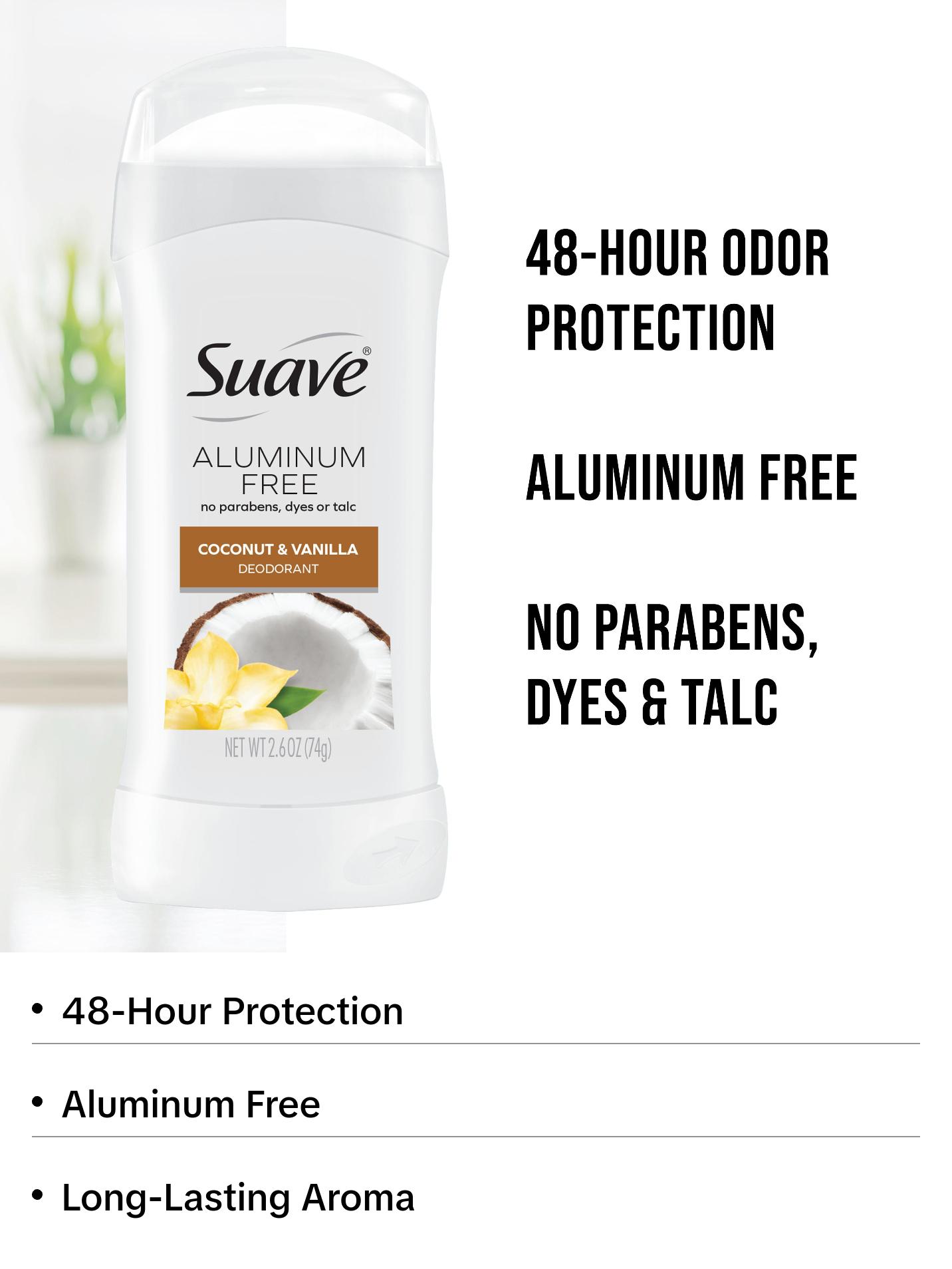 Coconut & Vanilla Aluminium Free Deodorant Sticks 2-Pack Springtok Body Care Fragrance Scent Comfort Scented Aroma Cosmetic