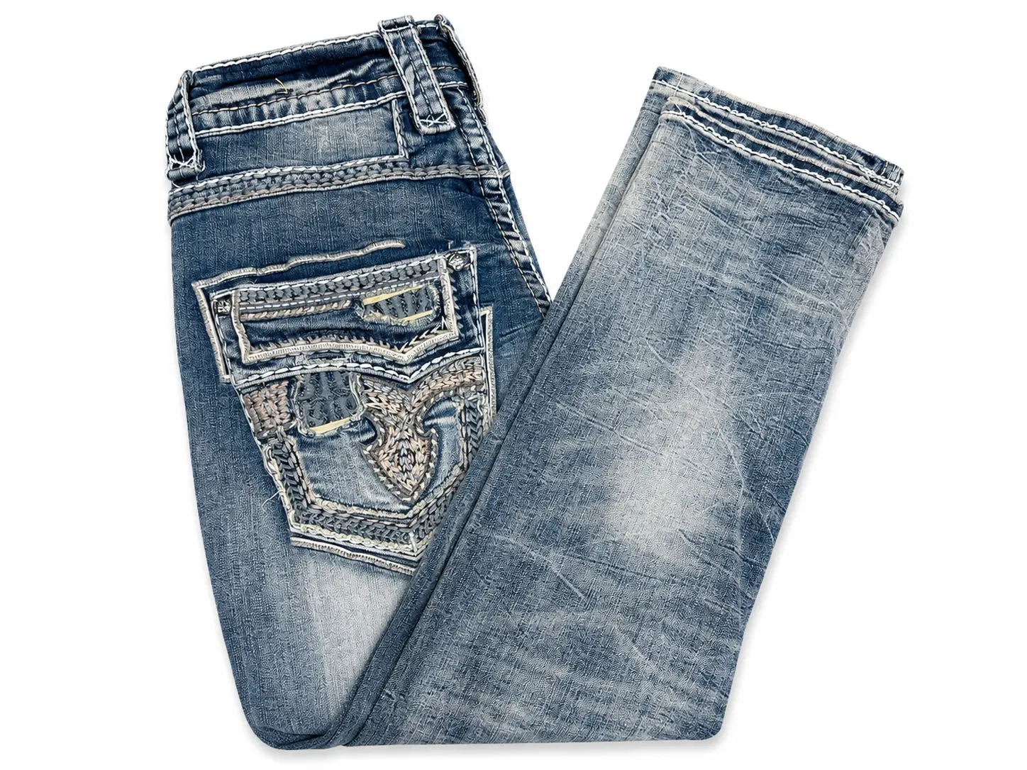 Mens Rock In La Straight Leg Jeans