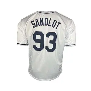 The Sandlot Cast Signed Baseball Jersey (JSA) Autographed by 6