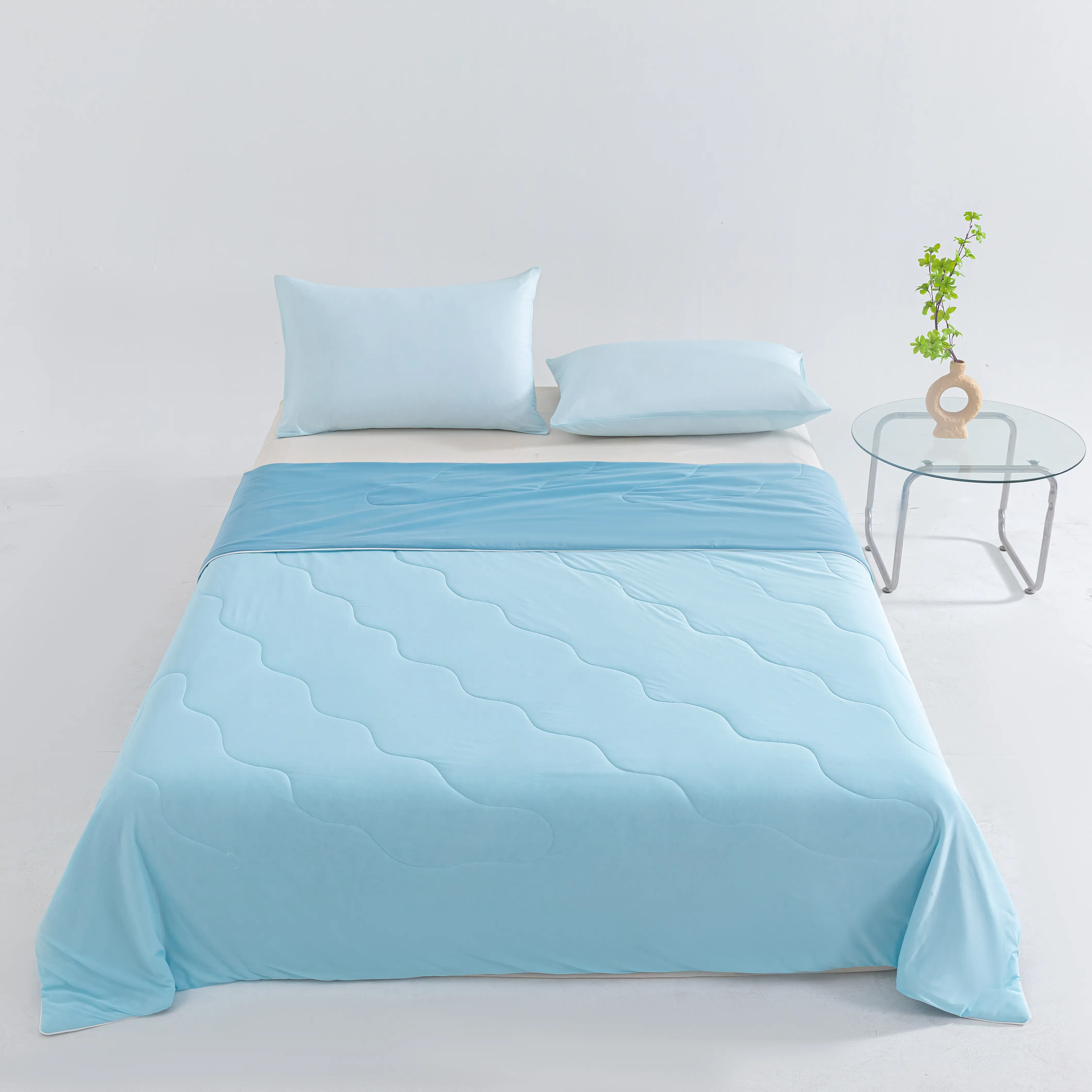 [Summer Choice] Double-layer cooling blanket, suitable for those who suffer from heat during sleep, features dual cooling functions, absorbs heat in the summer, keeps you cool all night, ideal for night-time sweating, summer gift, back-to-school season, b