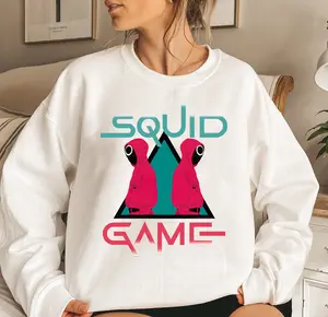 Squid Game ss2 Sweatshirts, Vintage Squid Game Gonggi Sweatshirts, 456 Player Sweatshirts, Squid Game2 gift Sweatshirt, Graphic Movie Sweatshirt