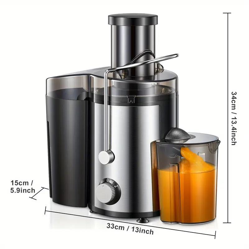 Home Use Multi-function Electric Juicer with Feed Chute for Whole Fruits and Veg . Juice Jug,BPA-Free, Easy to Clean Large Capacity