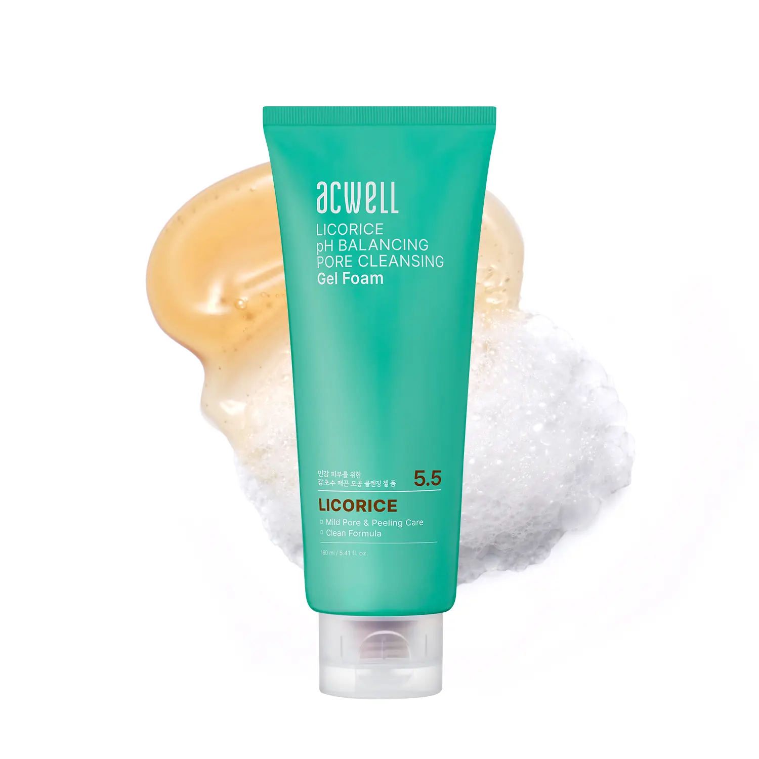 ACWELL Licorice pH Balancing Pore Cleansing Gel Foam