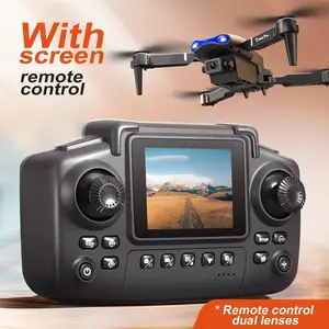 HD Camera Drone WiFi FPV RC Foldable Dual Camera Remote with Screen