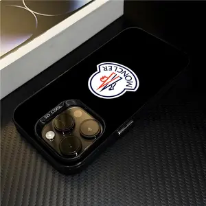 Fashion M-Moncler Phone Case For iPhone17 Air 16 15 14 Plus 13 12 11 Pro 7 8 XS Max XR silver black bumper case
