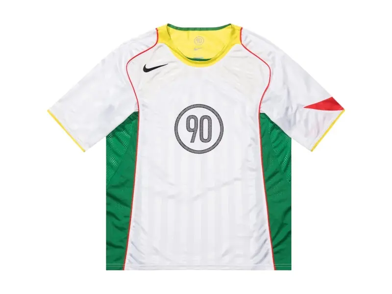Nike x Total 90 Dri-Fit Soccer Jersey White/Optic Yellow (men) by StockX