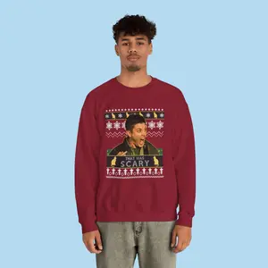 Dean Winchester That Was Scary Supernatural Movie Christmas Sweatshirt