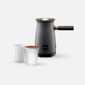 Classic Velvetiser Hot Chocolate Maker - European Style Hot Chocolate - Charcoal Finish