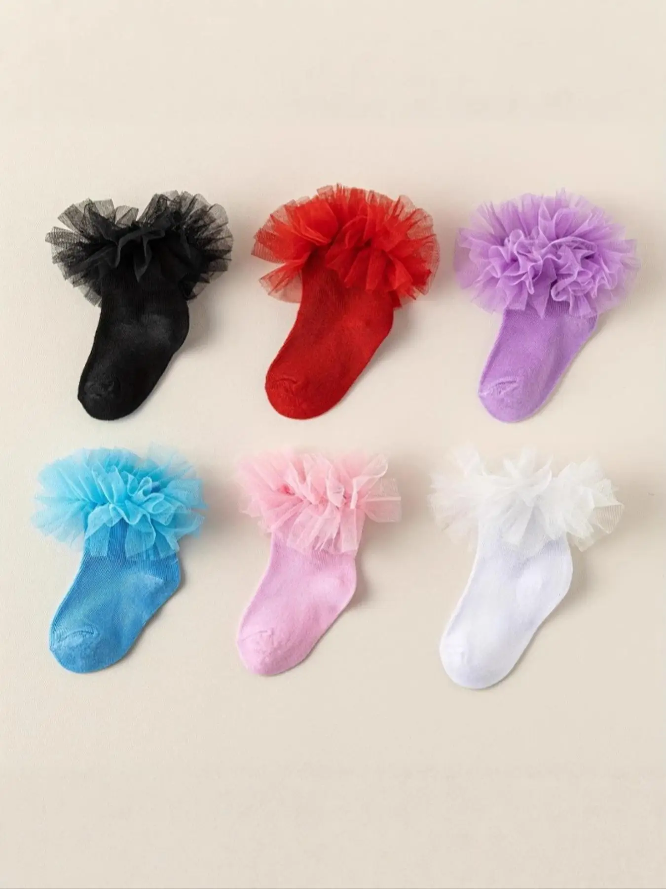 Random Cute Girls' Mid-Calf Socks, Soft Comfy Breathable Socks for Girls, Kid's Socks for All Seasons