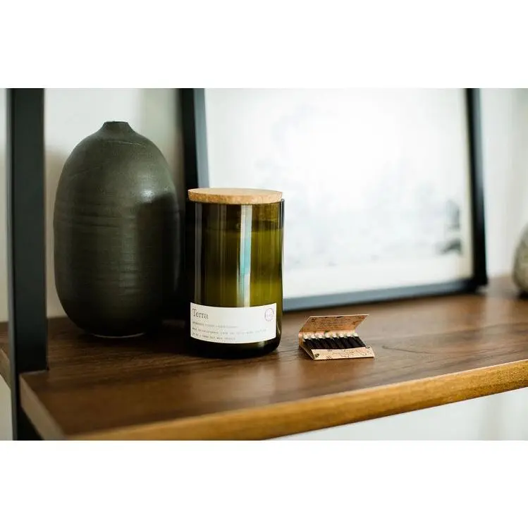 Wine Bottle Candle