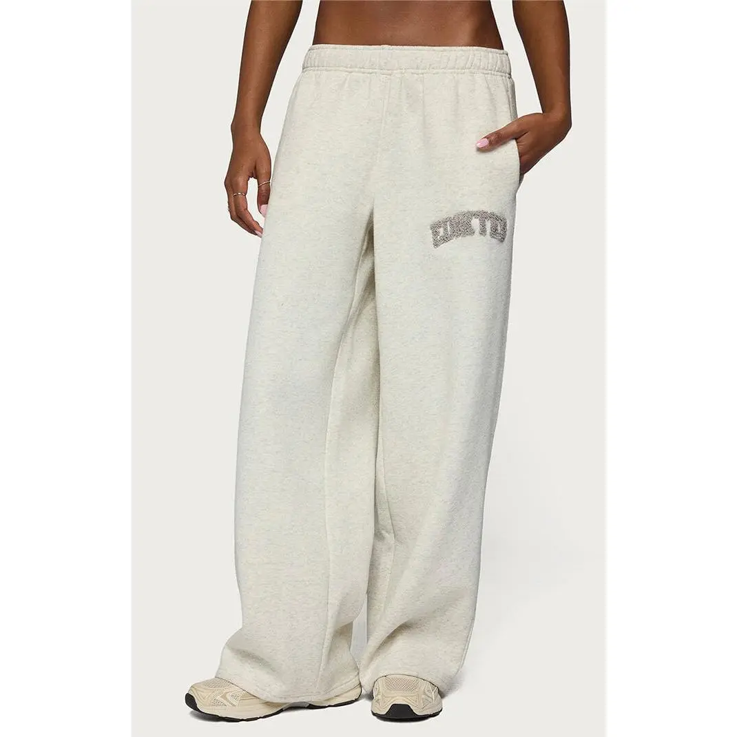 Edikted Women's To You Wide Leg Sweatpants