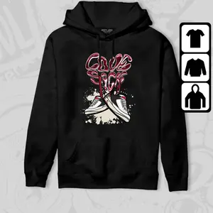 Black Satin 2s Low Hoodie Match Sneaker Love Sick
